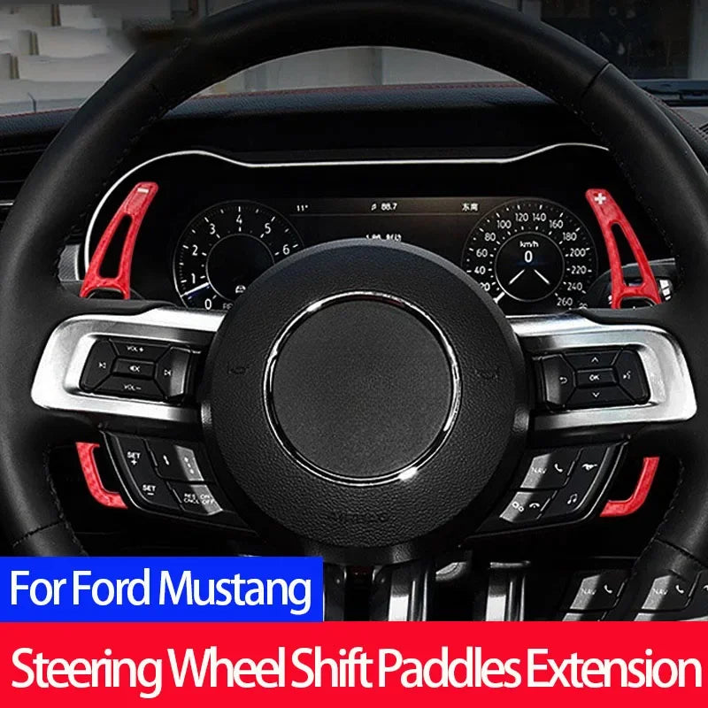 Ford Mustang Shift Paddle Extensions – ABS Steering Wheel Shifters