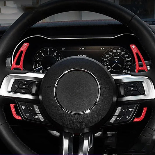 Ford Mustang Shift Paddle Extensions – ABS Steering Wheel Shifters