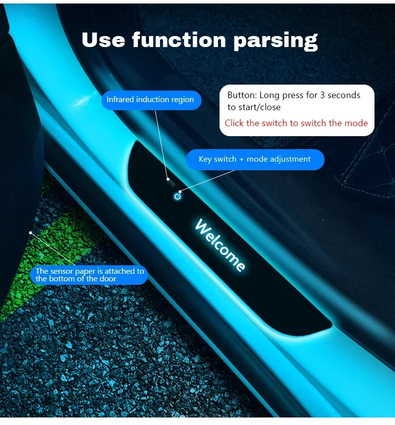 Tradeo™ Custom Illuminated LED Door Sills